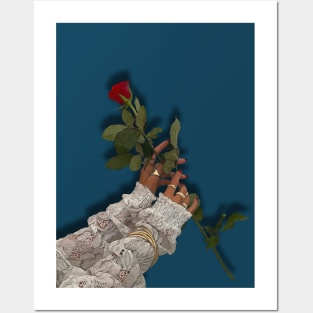 A Woman's Rose Posters and Art